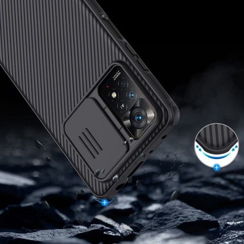 Etui Nillkin do Xiaomi Redmi Note 11 Pro / 11 Pro 5G CamShield Black