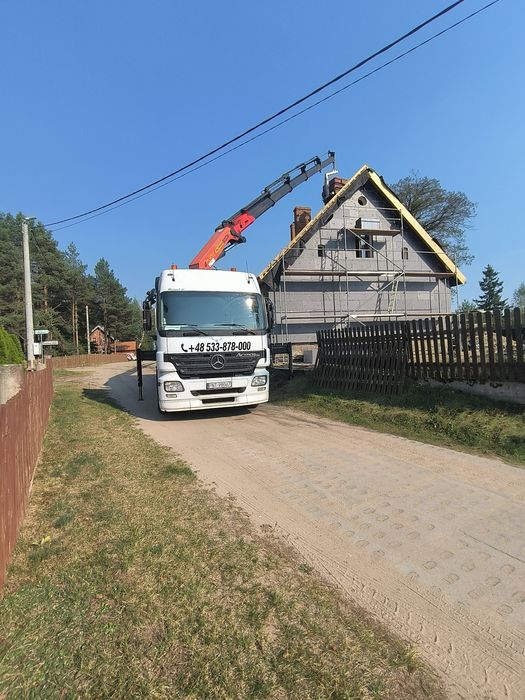 Transport HDS, kontenery, domki