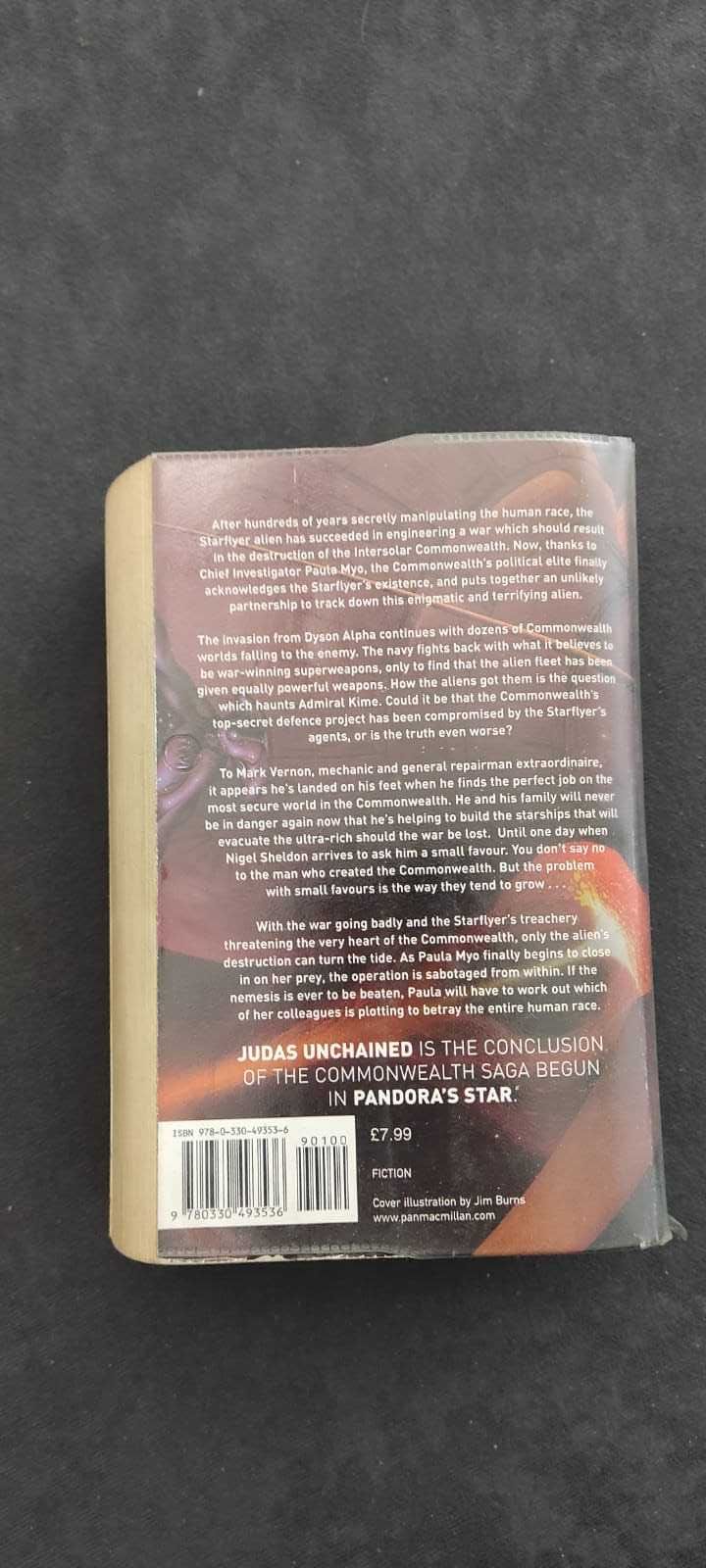 Peter F. Hamilton Judasz Wyzwolony 2w1, wydanie ENG Judas Unchained