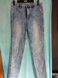 Damskie cienkie jeansy