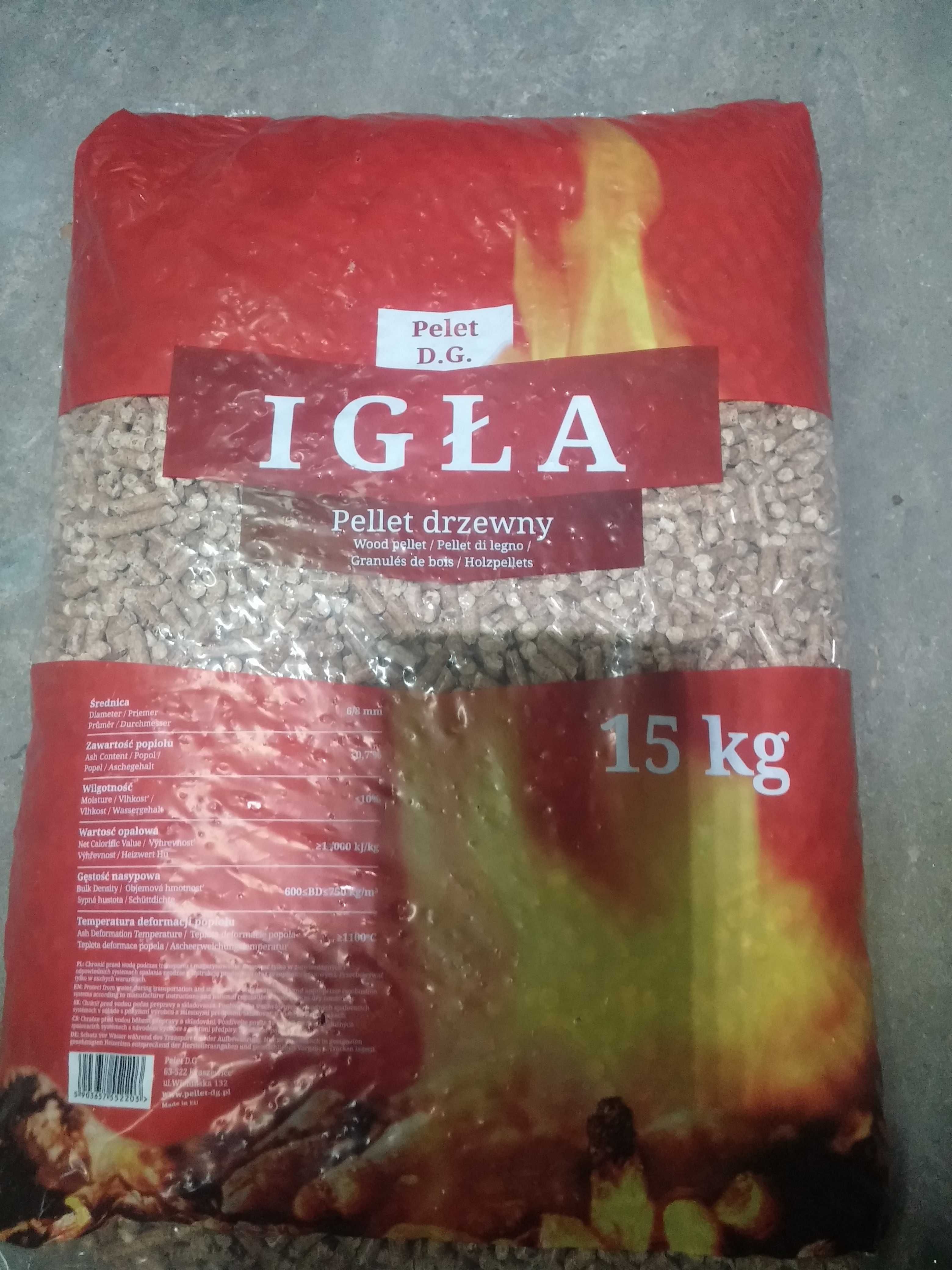 Pellet  A1    Drzewny 6mm 8mm  ALAN  pellet sosnowo bukowy 6mm
