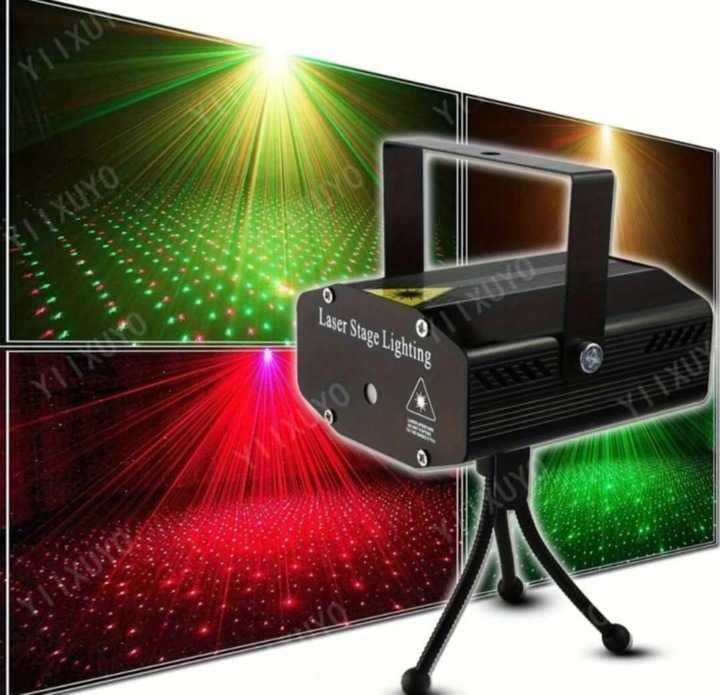 Laser Projektor Dyskotekowy Disco Ws09-C + Statyw