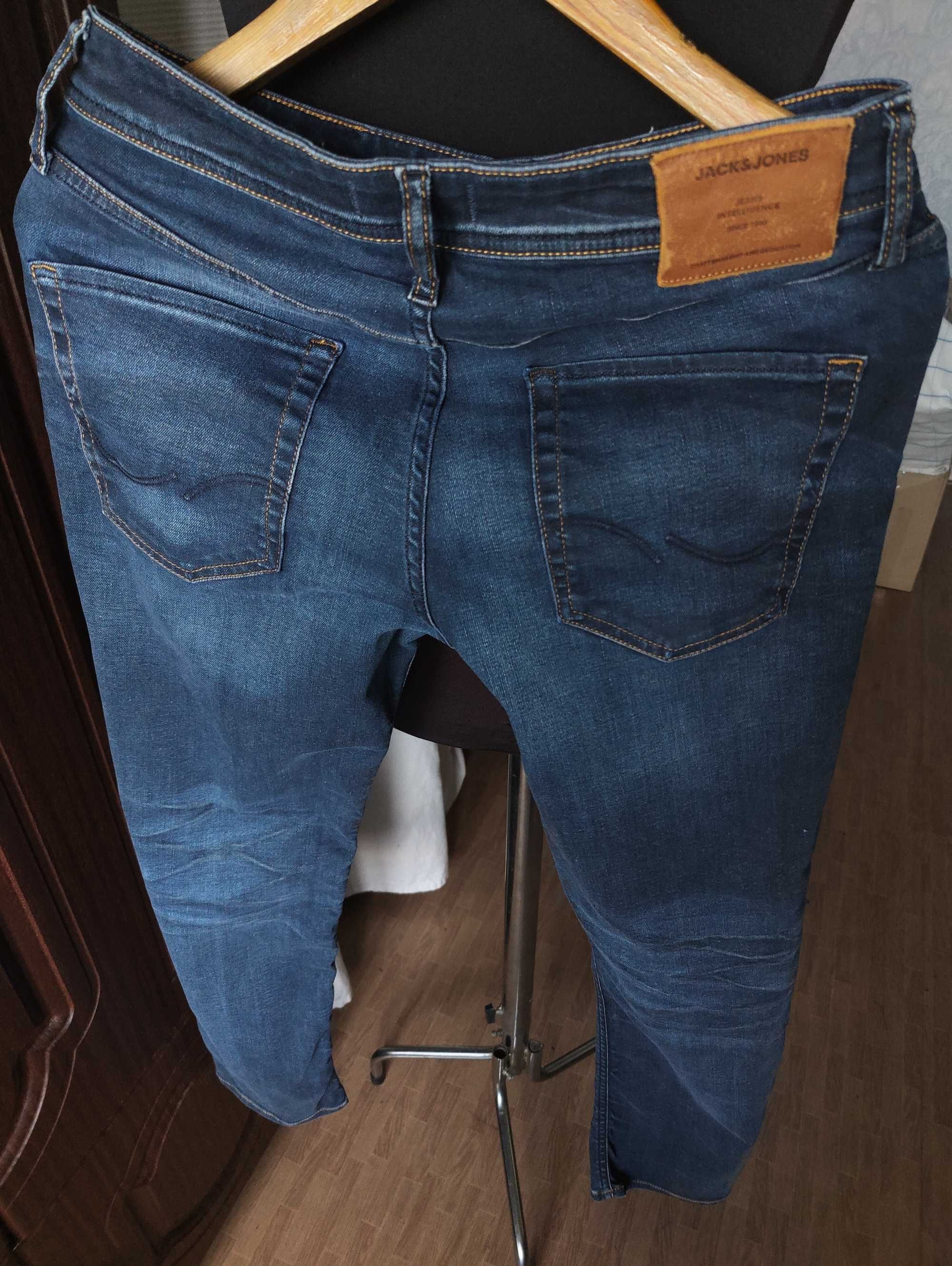 Джинсы Jack&jones jeans w31 stretch navy.