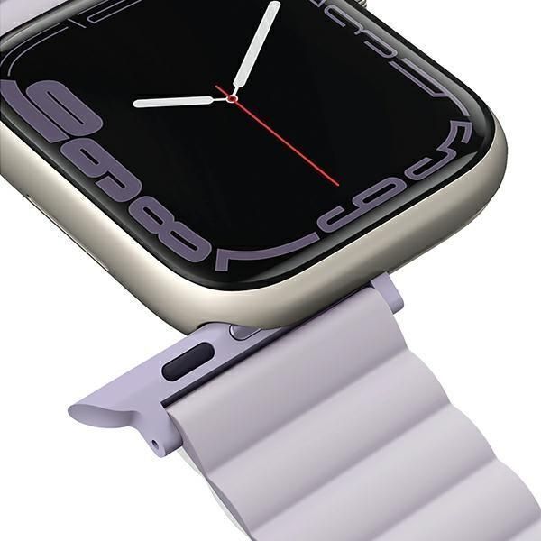 Pasek magnetyczny Uniq Revix do Apple Watch, 38/40/41mm, Lilak-Biały