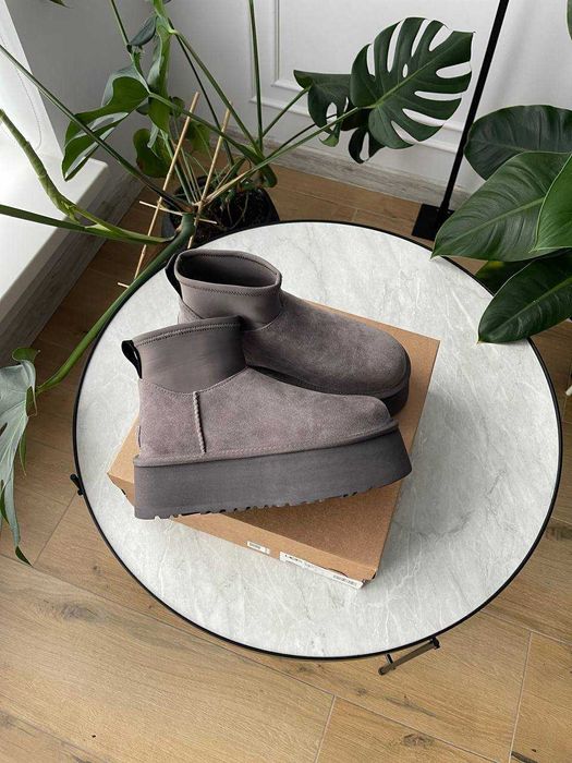 Женские сапоги UGG Classic Mini Dipper Boot 36-41 Натур Замша! Купить!