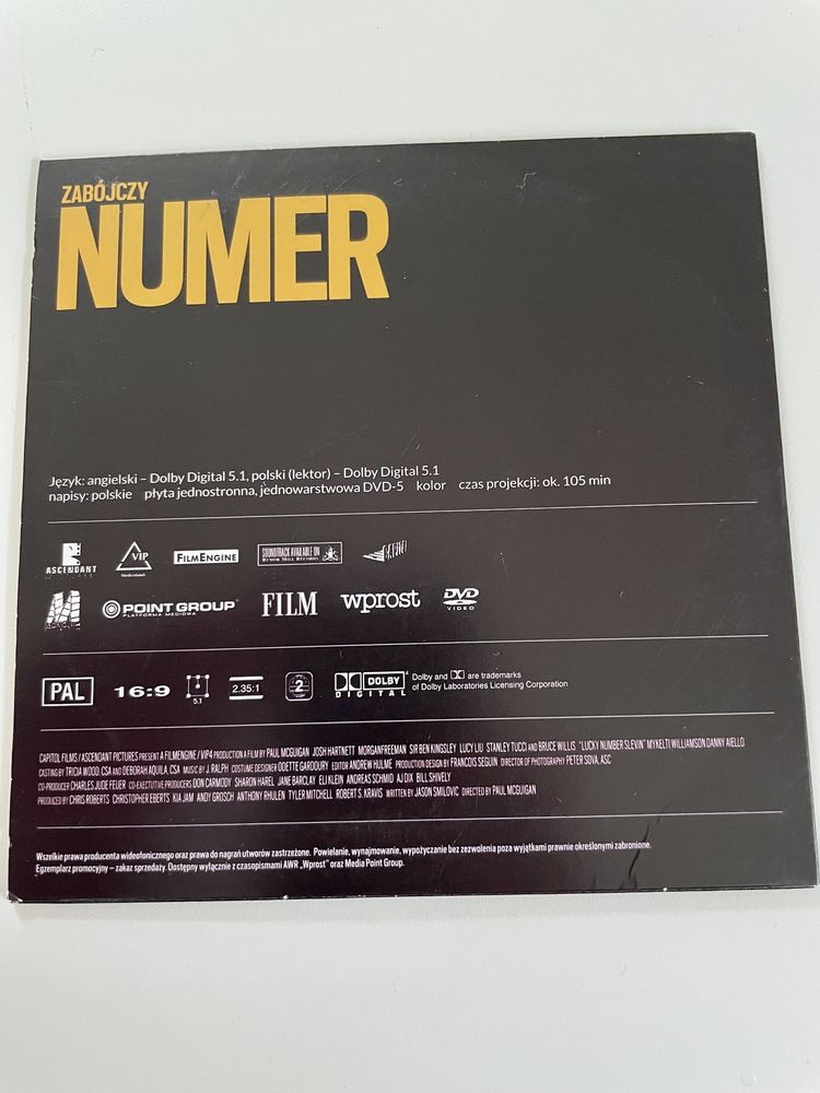 Film DVD „Zabójczy numer”