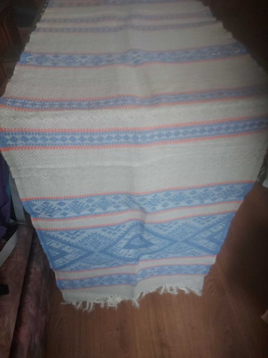 Полотно декоративное жаккардовое с бахромой (раннер на стол)