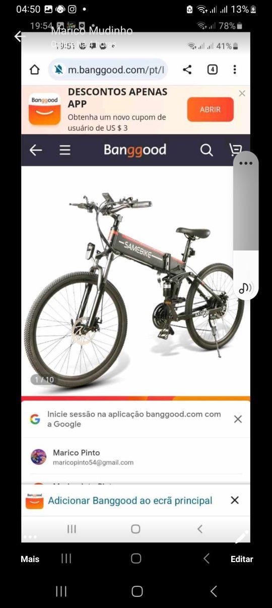 Bicicleta elétrica