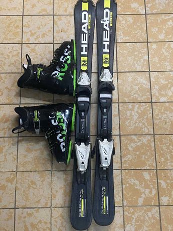 Zestaw narciarski dla dzieci narty HEAD ERA2.0 110 + Buty Rossignol 22