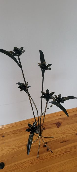 Świecznik metalowy