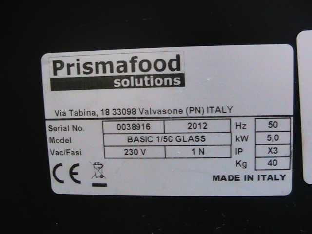 Печь для пиццы подовая Prismafood Basic 1/50 Glass - проф., Италия