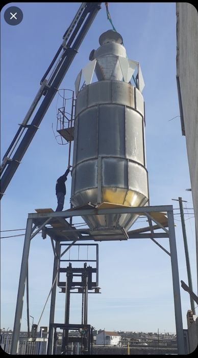 Silo de grandes dimensoes