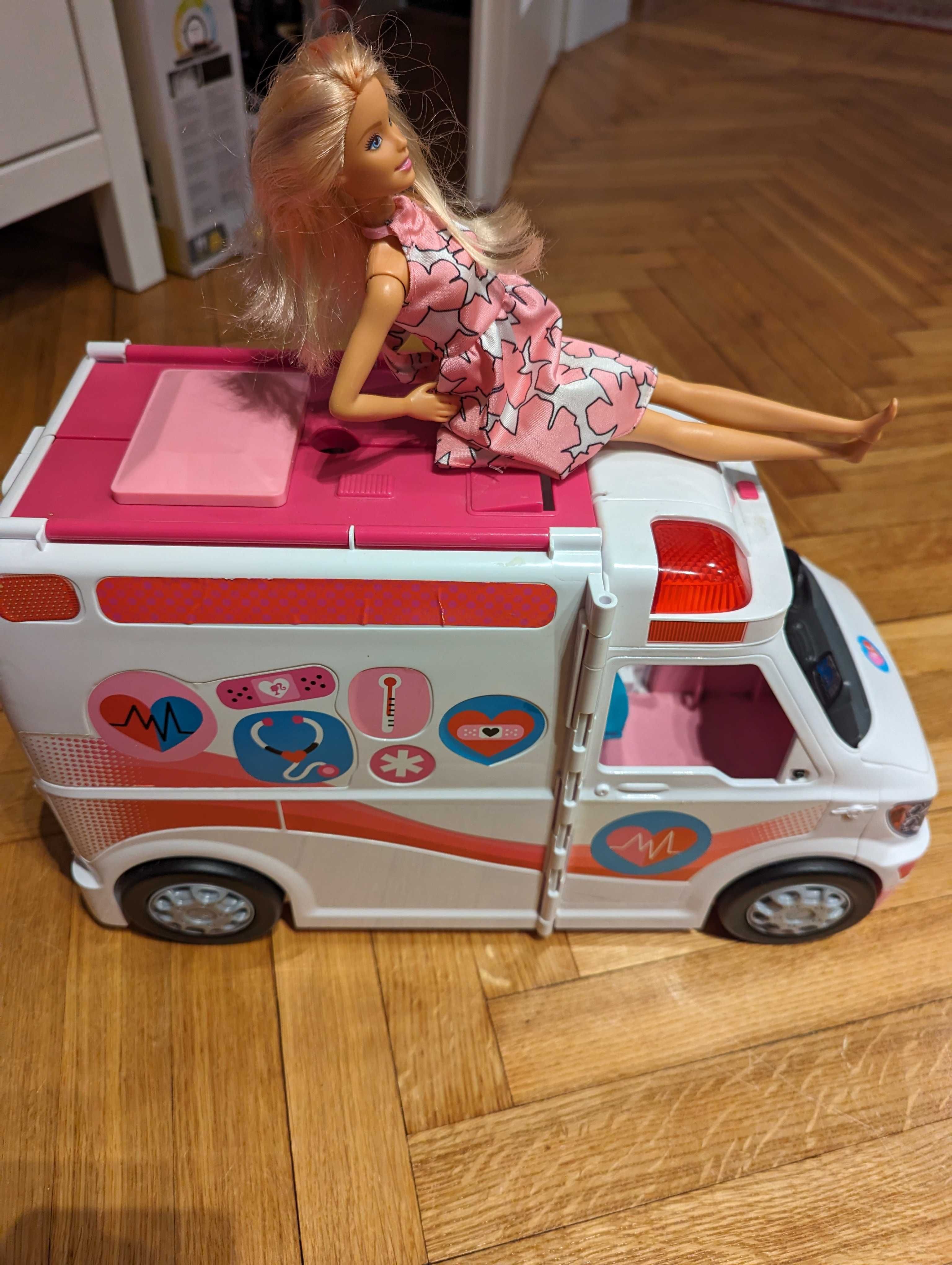 Mattel BARBIE KARETKA MOBILNA ZESTAW 2W1 plus lalka gratis