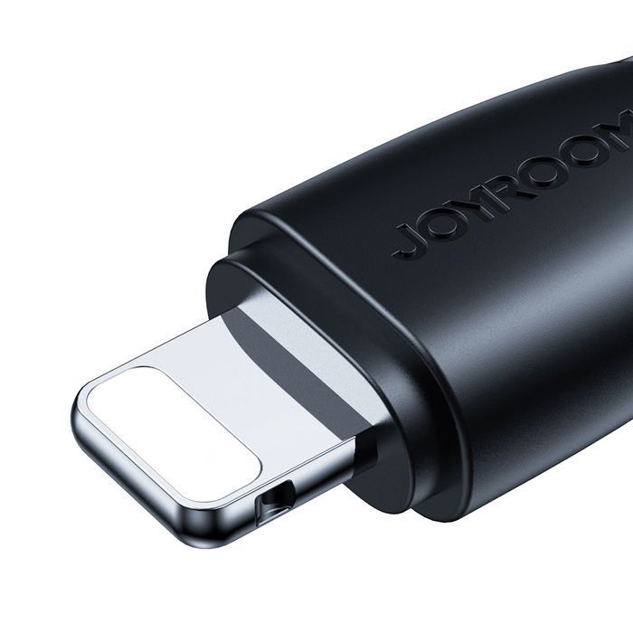 Joyroom kabel USB - Lightning 2.4A 0,25m czarny