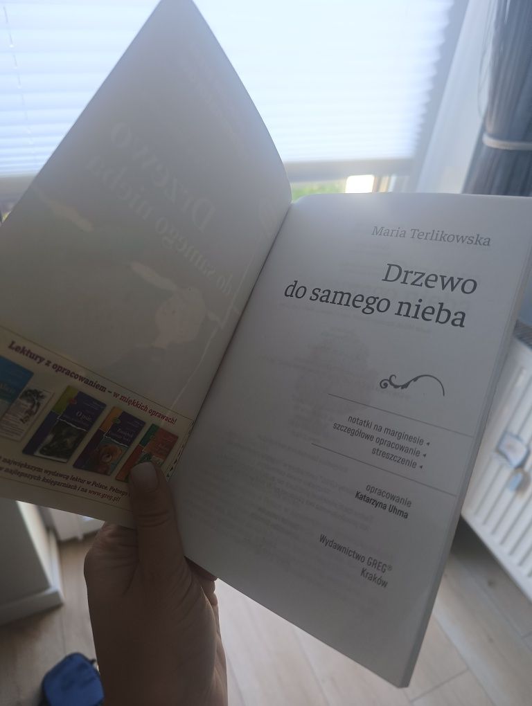 Drzewo do samego nieba lektura kl.3 greg