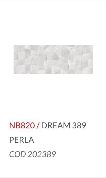 Azulejos de casa de banho HDC REV REC DREAM 389 PERLA 32X89 cm