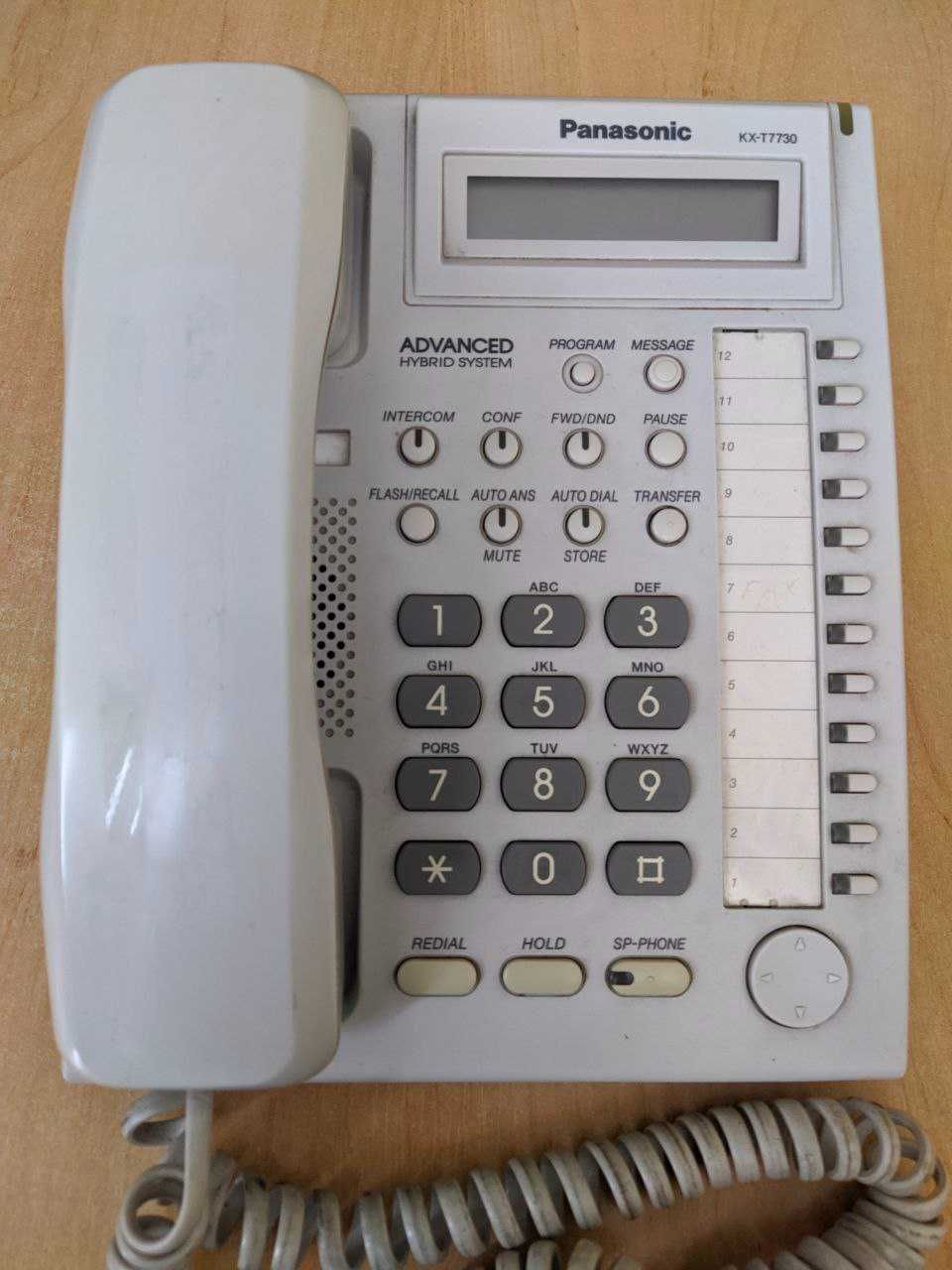 Міні АТС Panasonic KX-TA308 + системний телефон KX-T7730