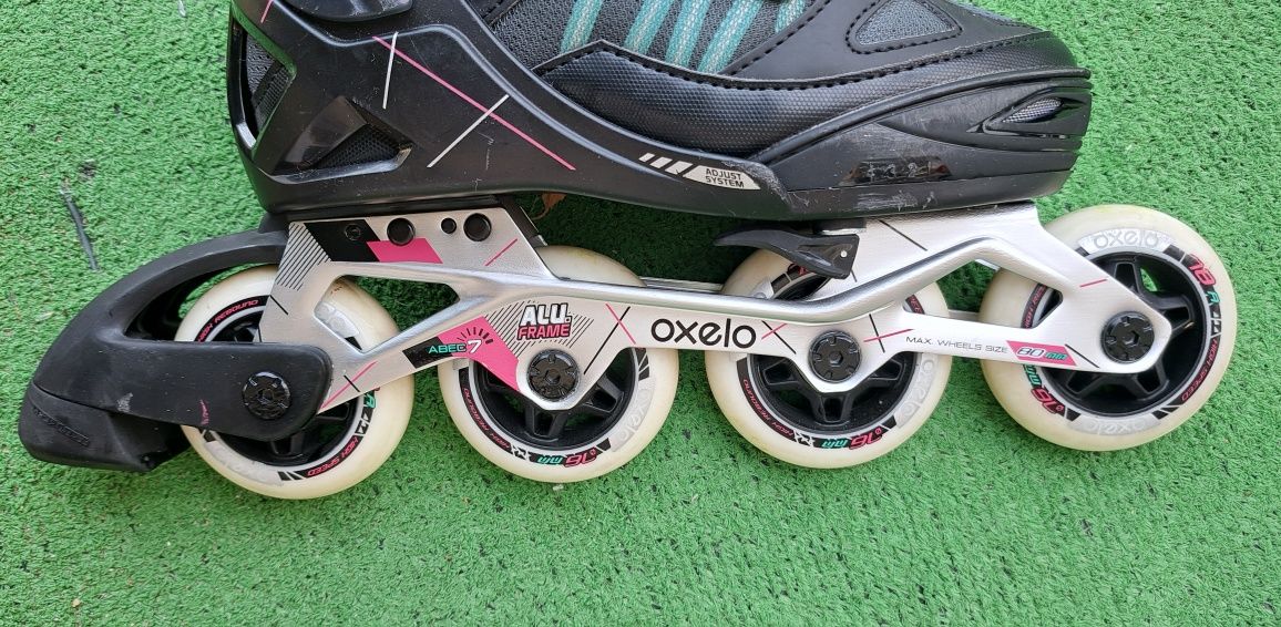 Patins em linha.