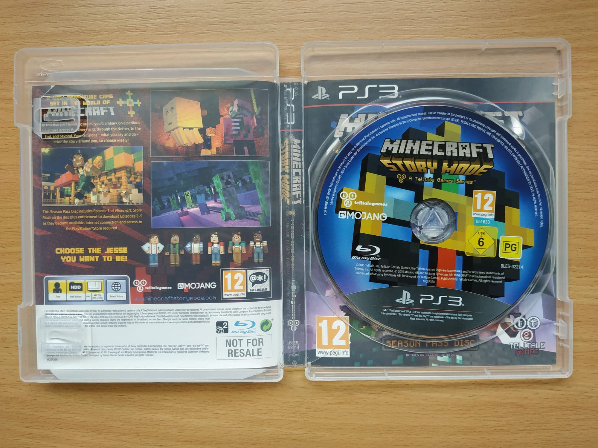 Minecraft Story Mode ps3, stan bdb, możliwa wysyłka olx