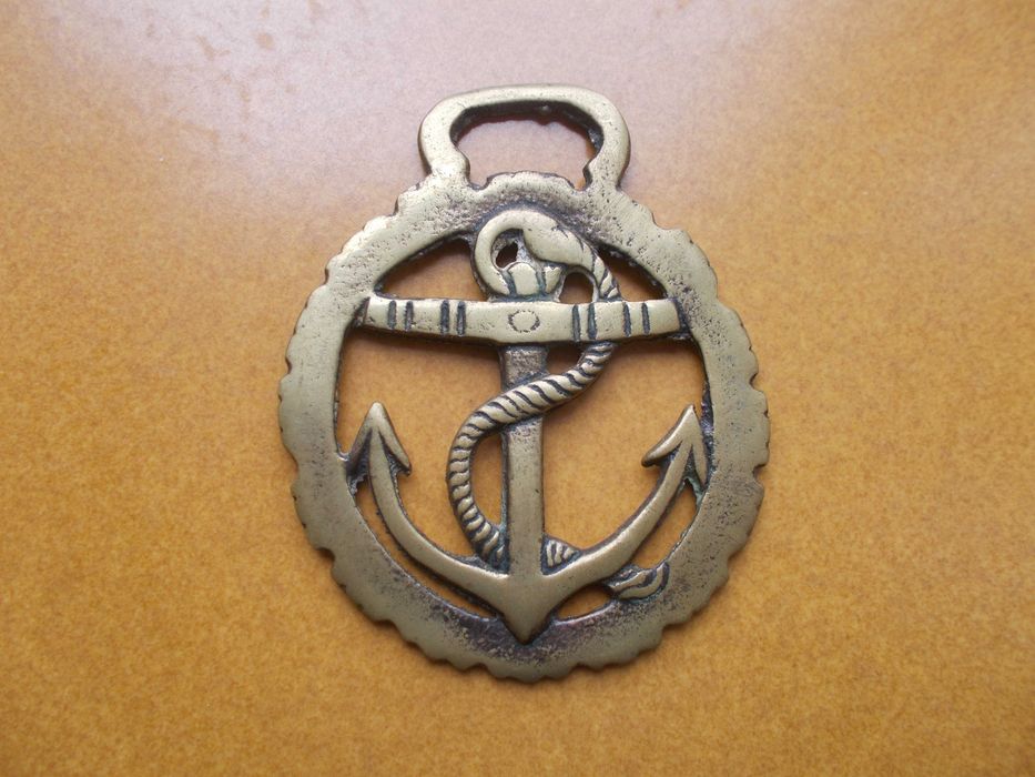 Zawieszka mosiężna - kotwica