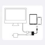 Joyroom adapter przejściówka ze złącza Lightning (męski) na cyfrowe Hd
