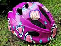 Kask ochronny dla dziewczynek rozm 48-52 nowy Wyprzedaż!!