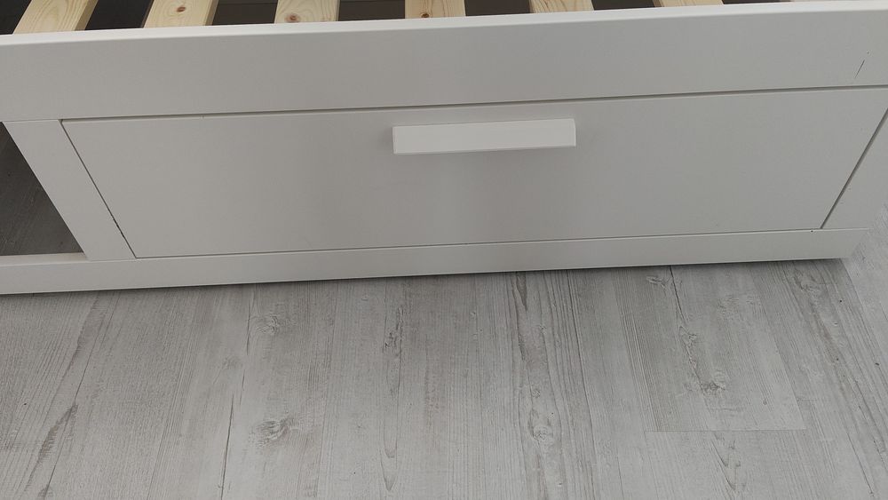 Łóżko Brimnes IKEA 160/200+ 2x materac.