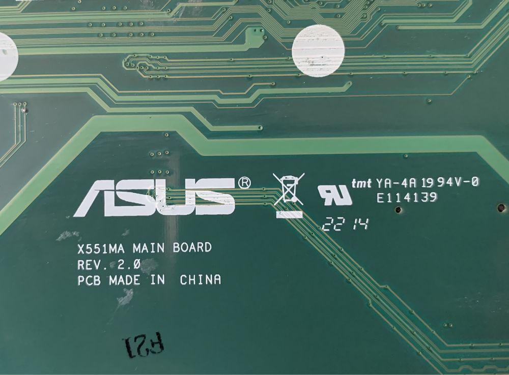 Материнська плата для ноутбука Asus X551