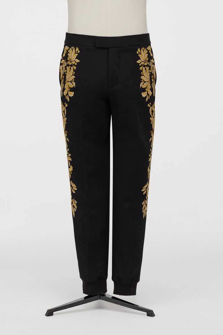 Giambattista Valli H&M spodnie  wyszywane  unisex 46