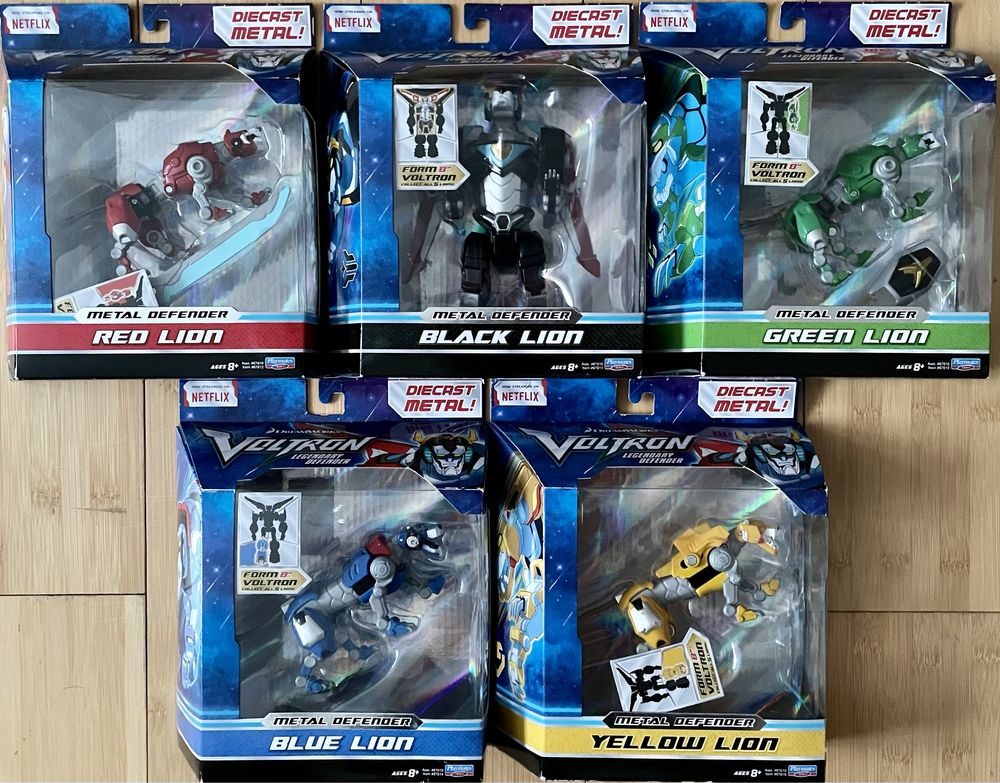 Voltron: Legendary Defender (Netflix) 5 Lions Set