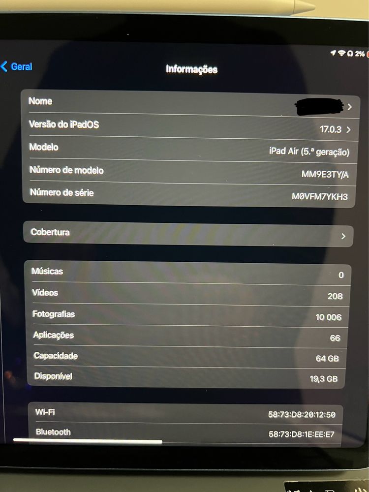 iPad Air 5 (5 geração) 64GB