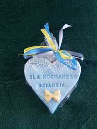 Serce dla dziadka magnes nowy pięknie zapakowany na prezent handmade
