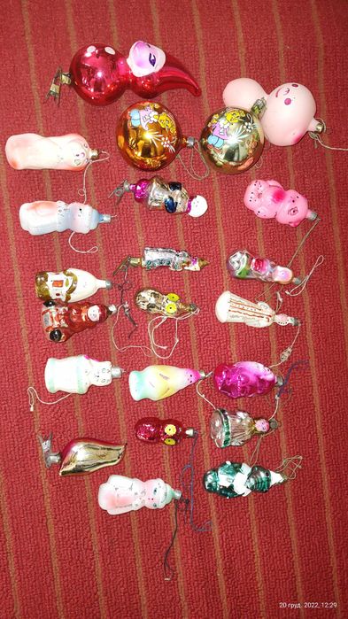 Елочные новогодние игрушки из СССР