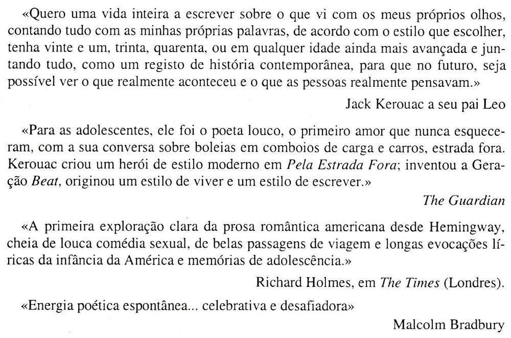 Pela Estrada Fora de Jack Kerouac ed. Relógio DÁgua [Portes Grátis]