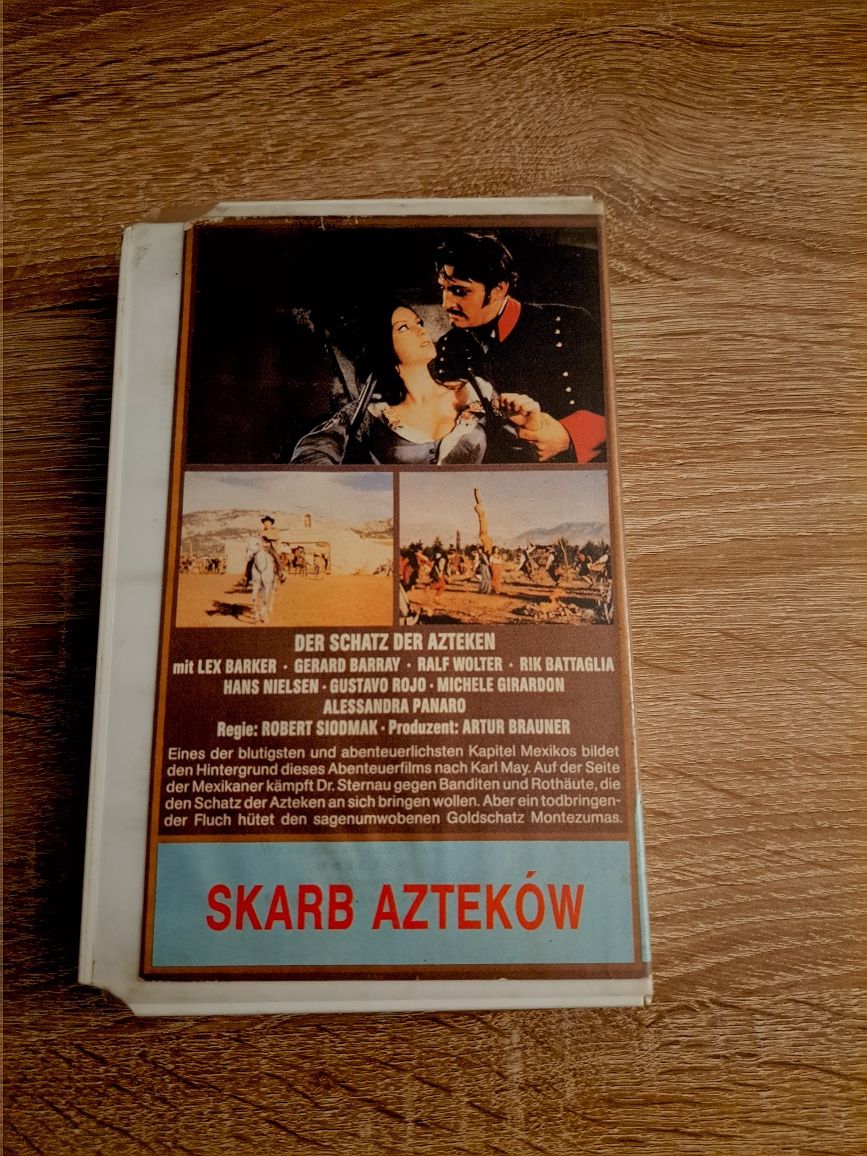 Skarb Azteków- Lex Barker, Gustavo Rojo- Vhs Polski Lektor Unikat