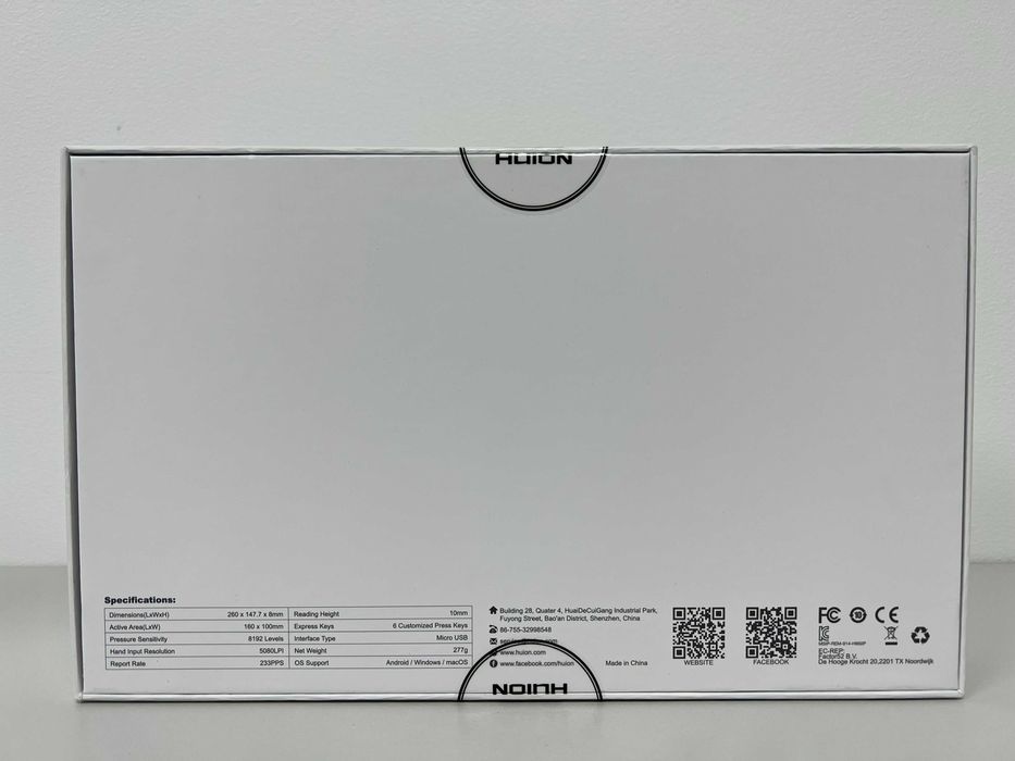 Графічний планшет Huion H640P