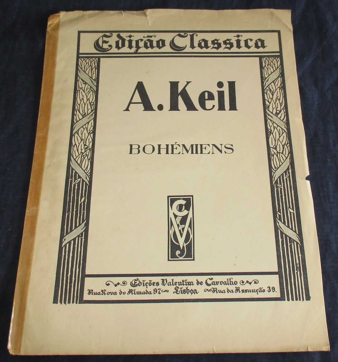 Partitura Bohémiens Música de A. Keil