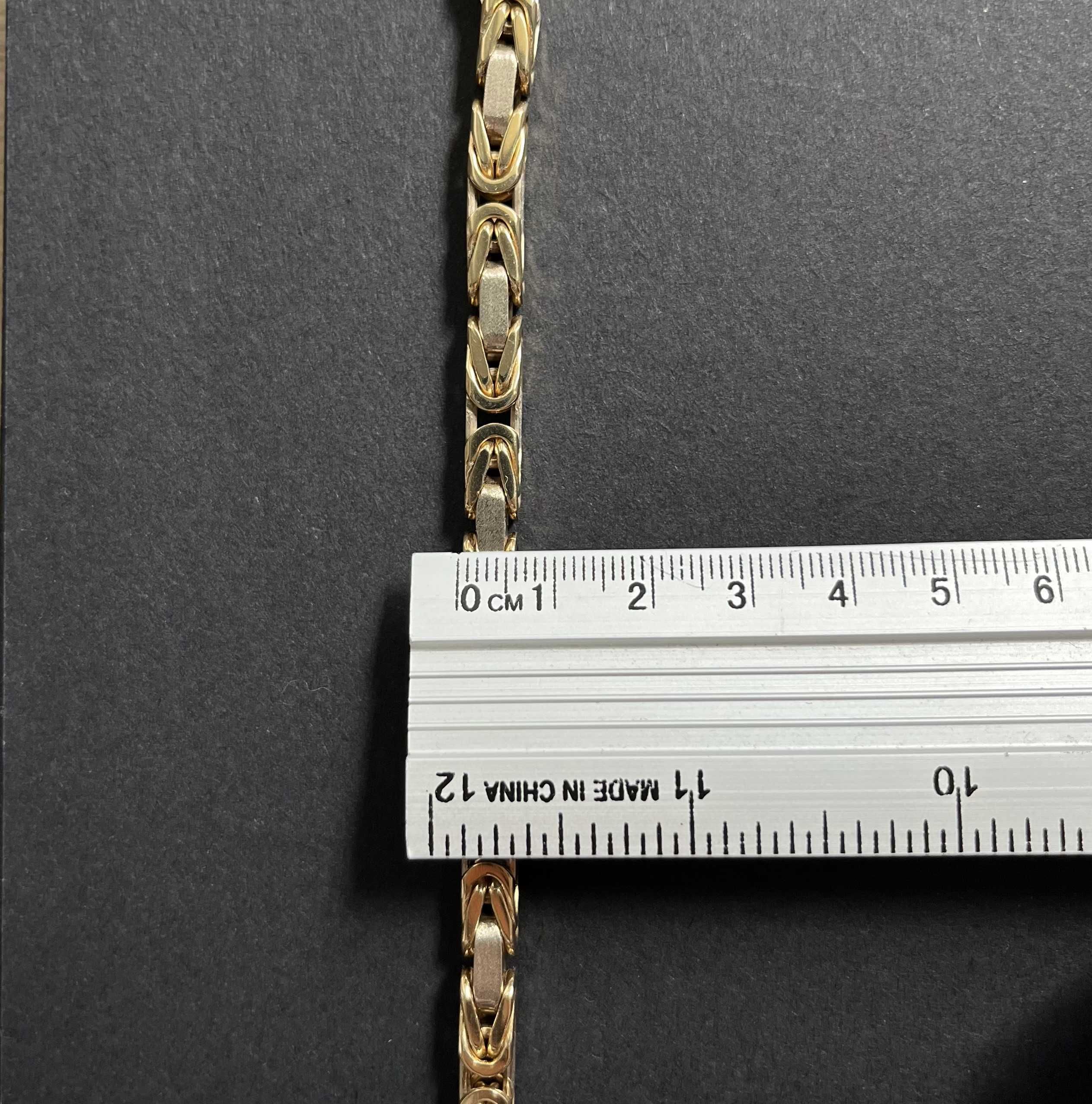 Złoto 585 łańcuch splot królewski 14k 168g