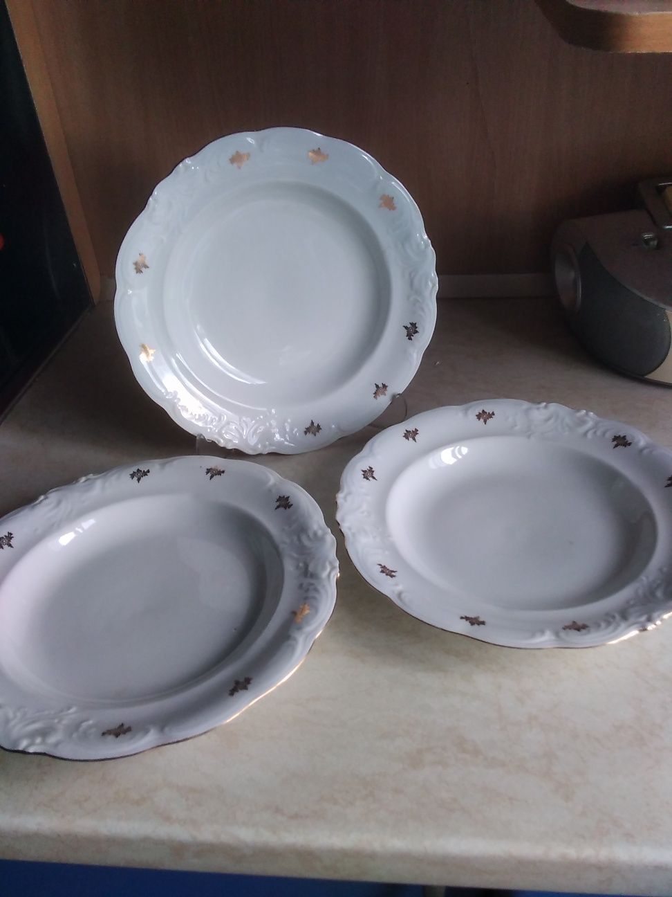 Старинные фарфоровые тарелки известной польской фирмы Walbrzych 50-70х