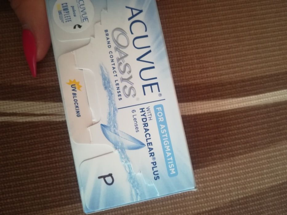 Soczewki kontaktowe astygmatyczne Acuvue