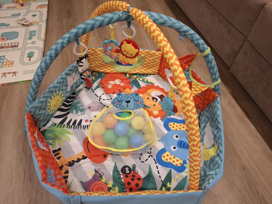 Килимок ігровий з дугами, басейн з кульками для немовля El Camino