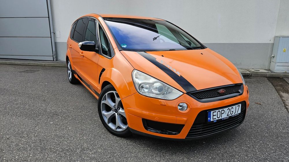 Ford S-Max okleina inspirowana Focusem ST, 7 miejsc, bezwypadkowy, Android Auto