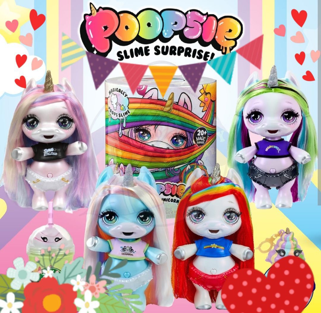 Набор-сюрприз Poopsie Единорог slime. Розовая единорожка.