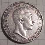 2 марки 1911 року, Прусія, срібло