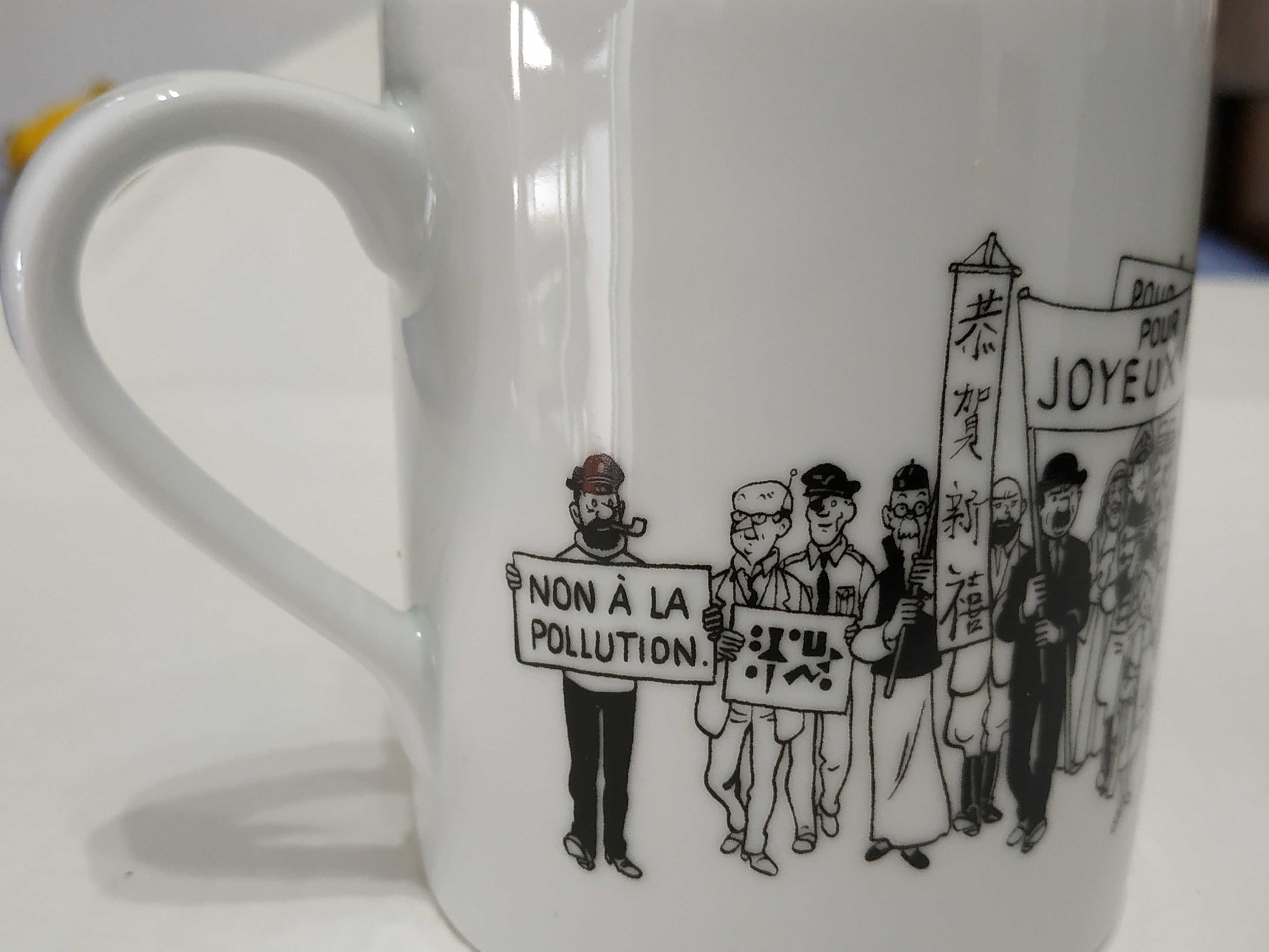 Tintin - caneca oficial e original para coleccionadores