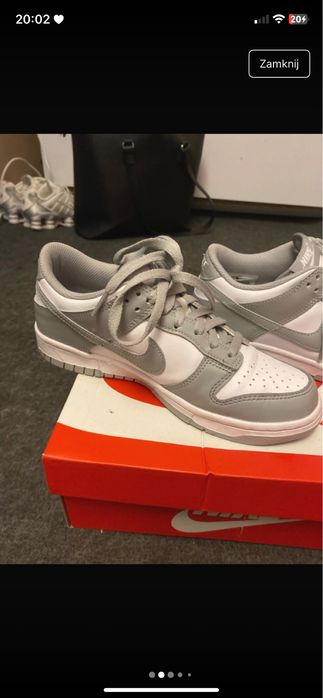 Nike dunk low smoke grey 38