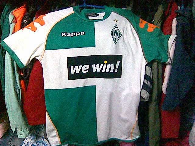 Футбольный клуб Werder Bremen -ретро футболка Kappa 2006 года