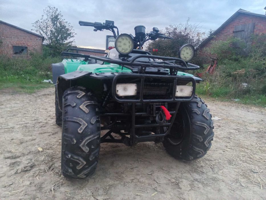 kawasaki klf 300 4x4 wyciagarka  transport