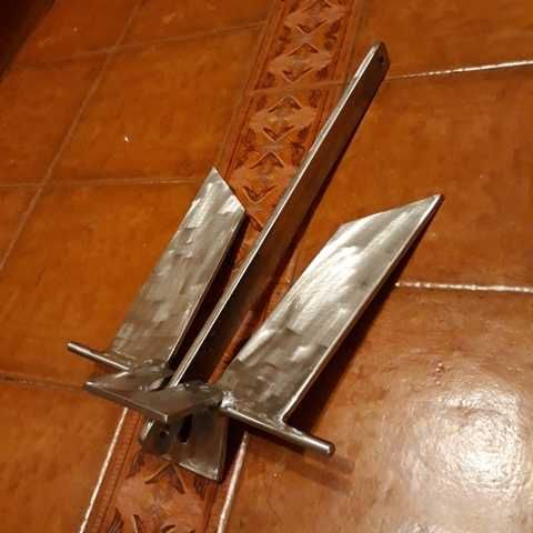 Ferro de fundear com modelo  Danforth - Fateixa - Ancora