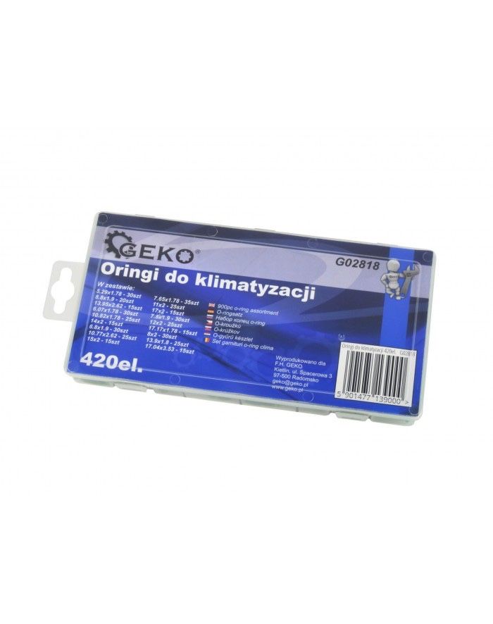 Набор уплотнительных колец для систем кондиционера 420 шт. G02818